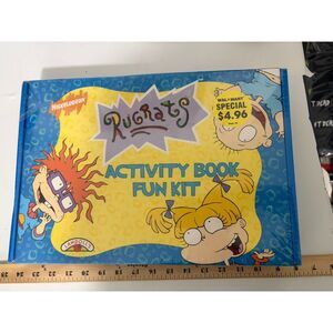 vtg Nickelodeon Rugrats activity book fun kit  sealed